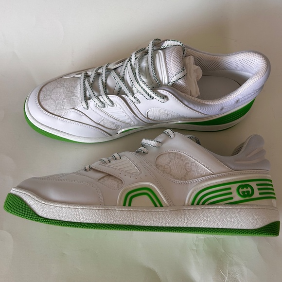 GUCCI Demetra Basket "GG" Canvas Logo Sneakers Size 10.5 (US) NIB #698785 - Picture 10 of 15